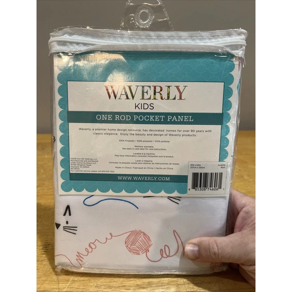 Waverly Kids Unisex Girls/Boys Incatnito Blackout‎ Window Curtain 42X63 Set of 2